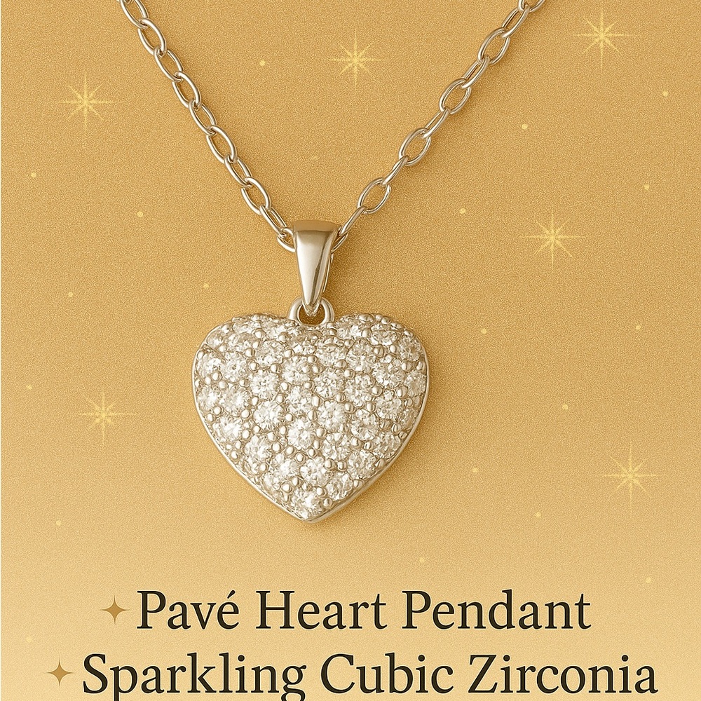 Elegant Gold Heart Pendant Necklace